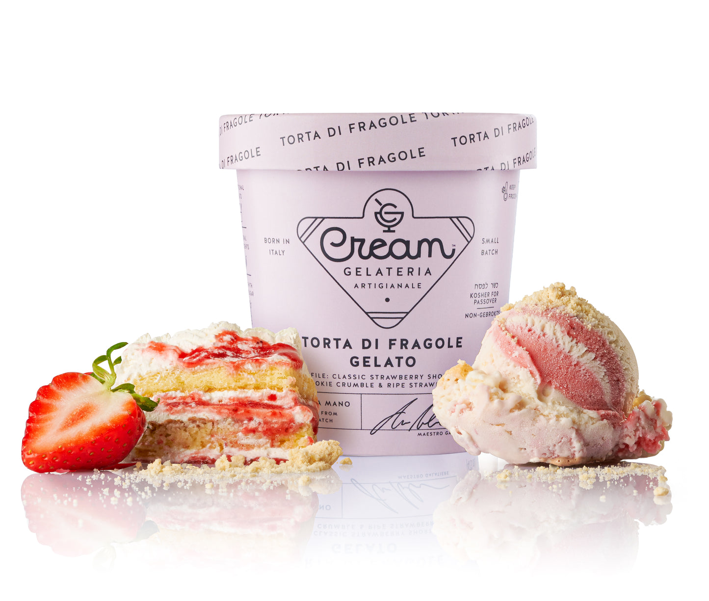 KFP Dairy Strawberry Shortcake Gelato
